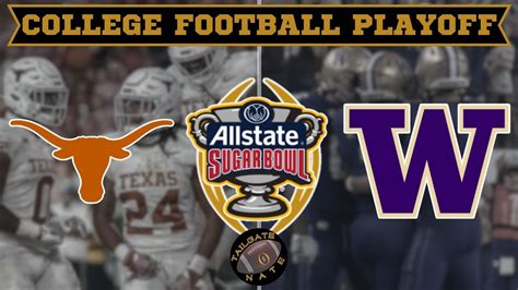 Texas vs Washington | CFP Semifinal Sugar Bowl Game Prediction | 2023 ...