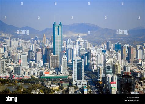 Shenzhen skyline with landmark Diwang Building, Guangdong, China Stock Photo - Alamy