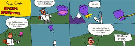 Sandy Cheeks: Karate Adventure Page 1 by LuciferTheShort on DeviantArt