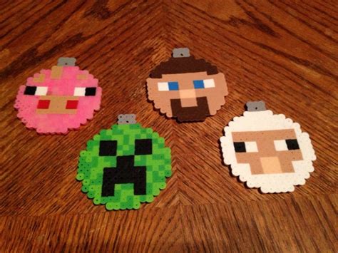 Items similar to Minecraft | 8 Bit | Christmas | Ornaments | Set | Creeper | Video Games ...