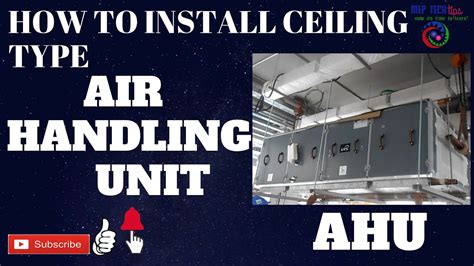 Air Handling Unit installation | How to Install AHU in HVAC