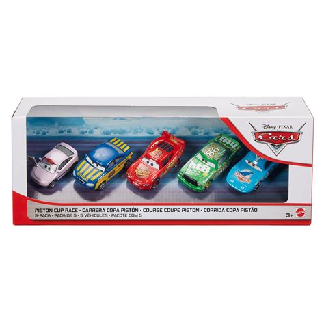 Play Vehicles Cars & Race Cars Disney FGR91 Cars 3 Die-Cast Vehicle Pack of 5 Mattel