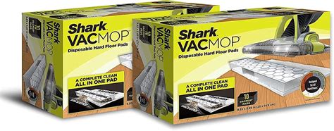 Amazon.com: Shark VACMOP Disposable Hard Floor Vacuum and Mop Pad Refills (20 ct.) : Home & Kitchen