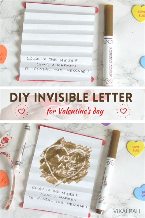 Vikalpah: DIY Invisible Letter Card for Valentine's day