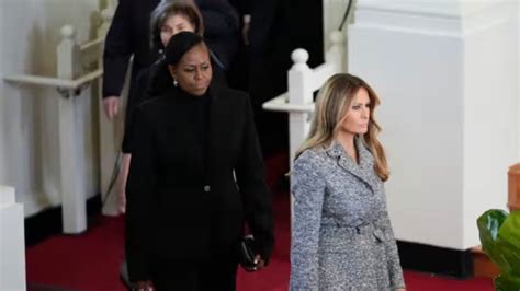 Melania Trump Slammed For Not Wearing Black At Rosalynn Carter's ...