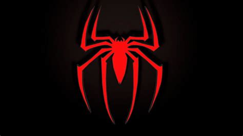 Spiderman Logo, Black and Red Spider-Man HD wallpaper | Pxfuel