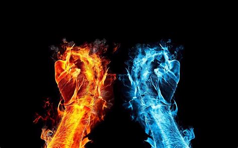 "Fire VS Ice" by High Definition | Redbubble