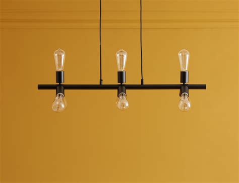 Structube Black Pendant 80Cm Length | Winfield | Modern hanging lights, Modern pendant light ...