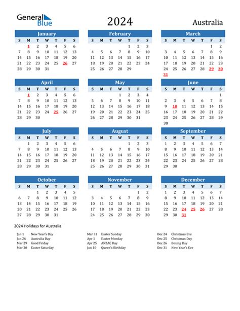 Free 2024 Calendar With Holidays Australian - December 2024 Calendar With Holidays