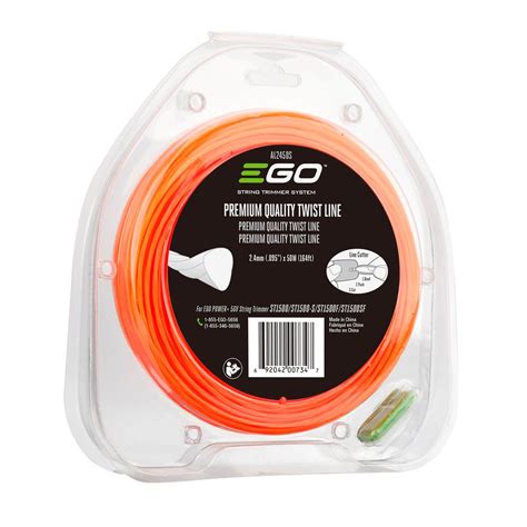 EGO 160 ft. 0.095 in. Premium Quality Twisted Line for EGO POWER+ 15 in ...