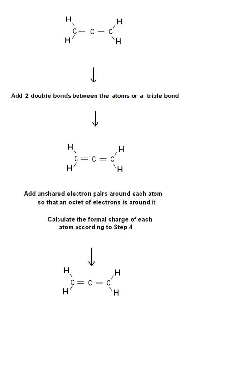 Simple Procedure for writing Lewis Structures of allene C3H4 -Ex. #14 | Chemistry Net