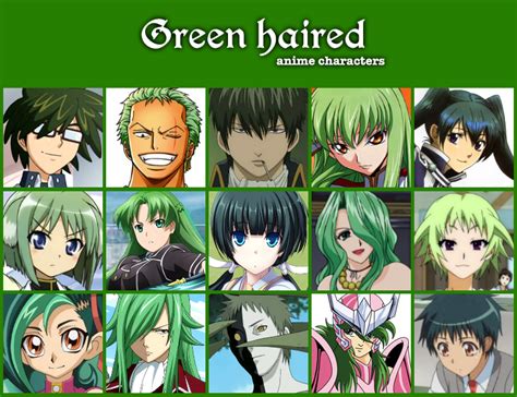 Green haired anime characters by jonatan7 on DeviantArt | Anime, Anime ...