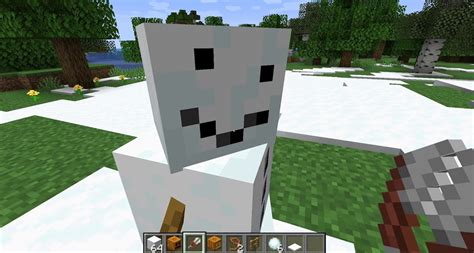 Minecraft: How To Build A Snow Golem & Remove Their Pumpkin Heads!