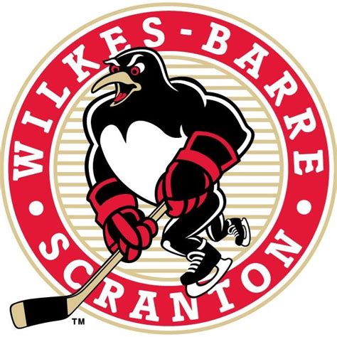 Logotipo de Wilkes-Barre Scranton Penguins Royalty Free Stock SVG Vector and Clip Art