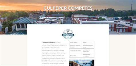 Culpeper Competes – Virtually