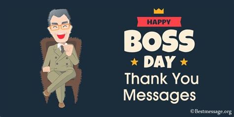 Happy Boss Day Thank You Messages | Boss Quotes Sample | Happy boss's day, Happy boss, Boss day ...