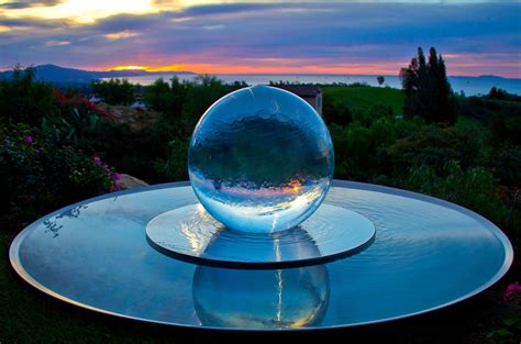 Sphere Fountains & Water Features For Your Garden | Allison Armour