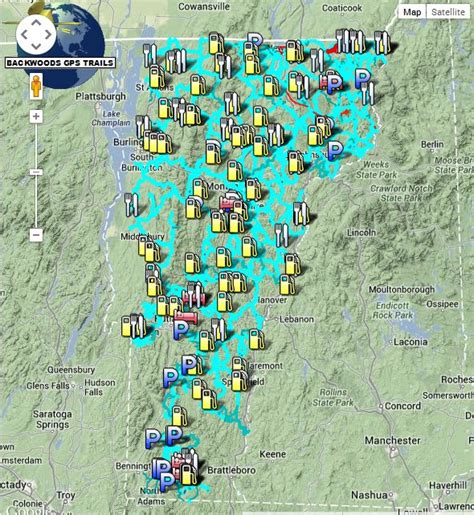 VT Snowmobile Trail Map for Garmin - Umbagog Designs LLC