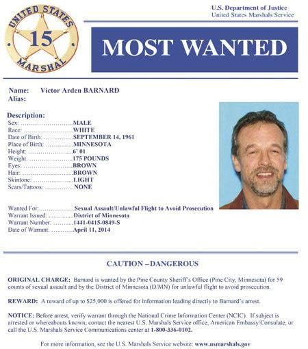 Barnard now among top 15 U.S. Marshals’ ‘Most Wanted’ | Crime ...