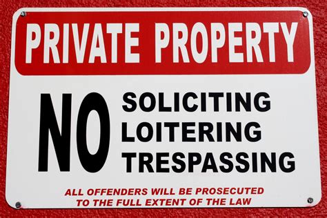 Private Property Sign – Photos Public Domain