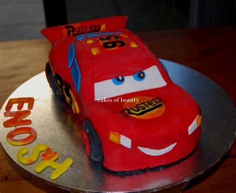 Lightning McQueen Car Cake