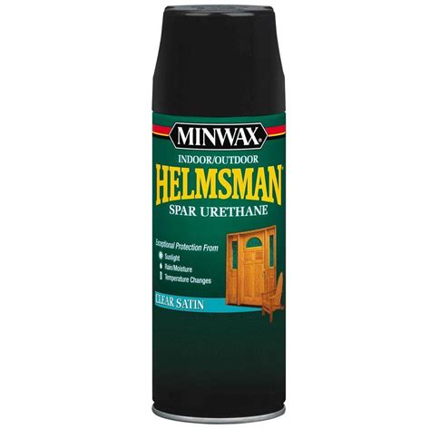 Minwax 11.5 oz. Satin Helmsman Indoor/Outdoor Spar Urethane Aerosol ...