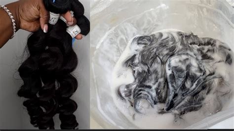 How to do BLEACH BATH method on bundled hair - UPDATED 2022 - YouTube