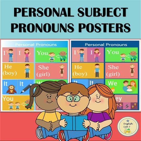 Personal subject pronouns poster- in English | Personal pronouns, Person, English fun