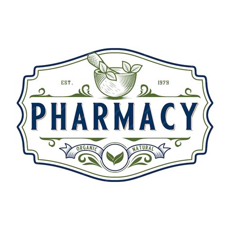 Premium Vector | Apothecary vintage retro logo