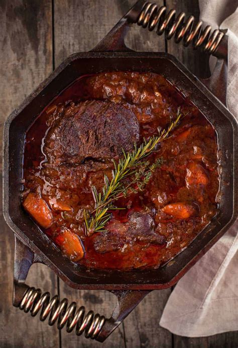 Smoked Chuck Roast Stew with Red Wine Braise - Vindulge