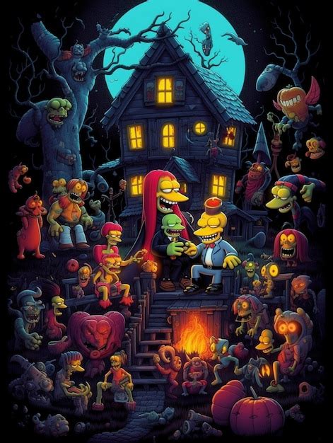 The Simpsons Halloween Wallpaper