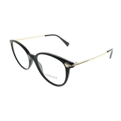 Versace VE 3251B GB1 52mm Womens Round Eyeglasses - Walmart.com ...