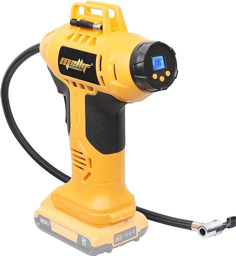 Mellif Cordless Tire Inflator Air Compressor for Dewalt 20V Max Battery, 160PSI Portable ...