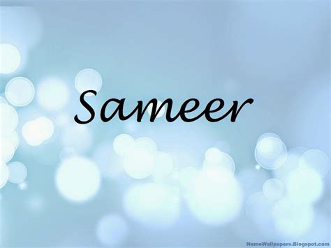 Sameer Name Wallpapers Sameer ~ Name Wallpaper Urdu Name Meaning Name Images Logo Signature