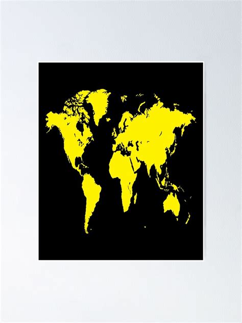 "Upside down World Map" Poster for Sale by ADAMYASS | Redbubble