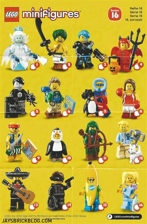 Review: LEGO Minifigures Series 16 – Jay's Brick Blog