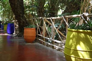 Pathway and planters in the Jardin Majorelle | Marrakech - A… | Flickr