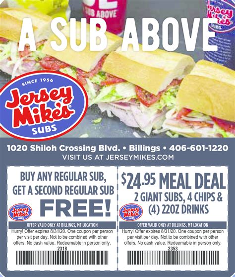 Jersey Mike's Coupons