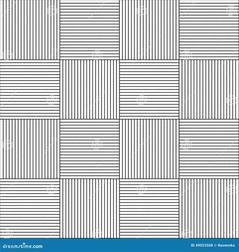 Seamless Horizontal and Vertical Line Pattern Stock Vector ...