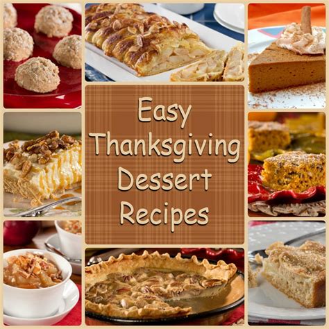 Diabetic Thanksgiving Desserts: 8 Easy Thanksgiving Dessert Recipes To Please A Crowd ...