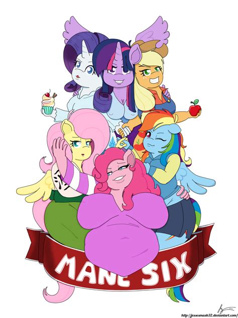 the Mane six by JesseSmash32 on DeviantArt