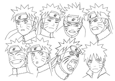 Naruto Anime Outline Naruto Shippuuden Anime Boys Uzumaki Naruto ...