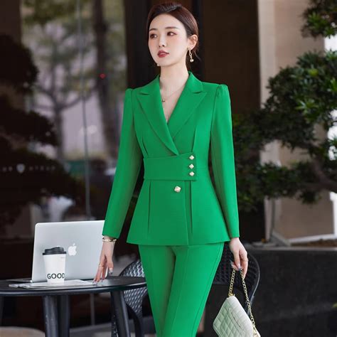 High-Quality-Fabric-Professional-Women-Business-Suit-with-Pants-and ...