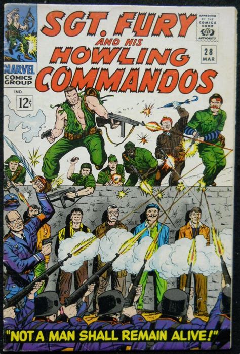 SGT. FURY AND HIS HOWLING COMMANDOS #28 FN - Silver Age Comics