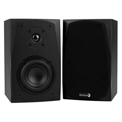 DAYTON AUDIO MK402X Bookshelf Speakers 2 Way 40W 4 Ohm 84dB 60Hz-20kHz ...