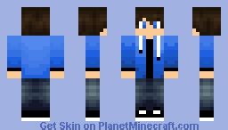 Cool Boy Blue Version Minecraft Skin