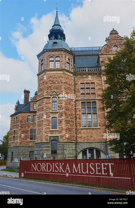 Nordiska Museet cultural history museum, Djurgarden, Stockholm, Sweden, Scandinavia Stock Photo ...