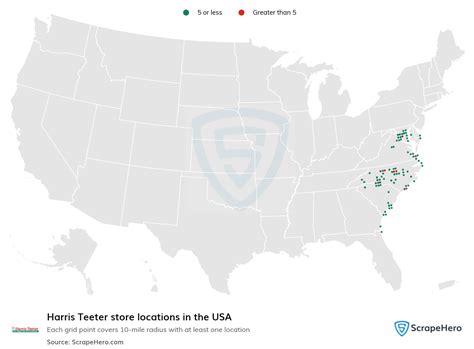 Number of Harris Teeter locations in the USA in 2024 | ScrapeHero