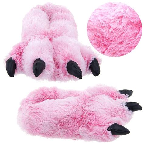 Animal Paw Slippers | Animal slippers, Paw slippers, Fun slippers