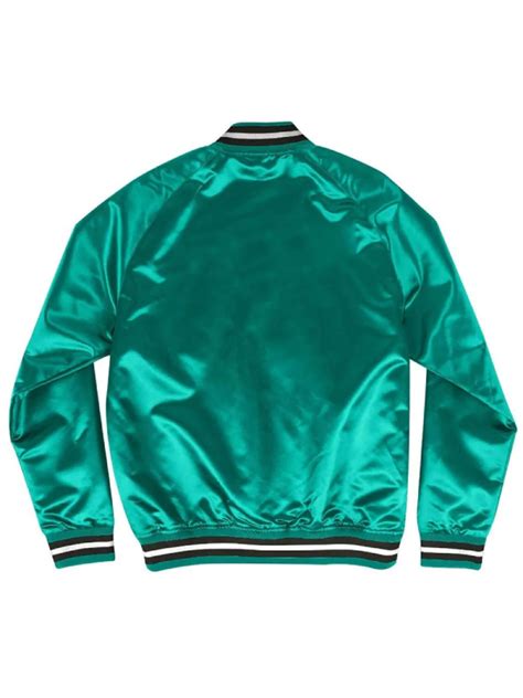 NBA Boston Celtics Lightweight Green Satin Jacket | RockStar Jacket